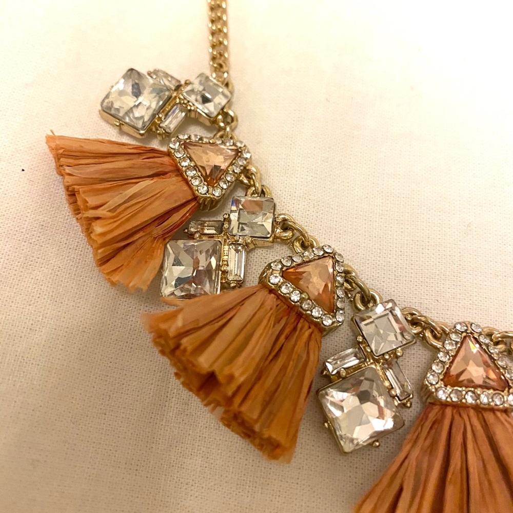 Pink Gem Statement Necklace